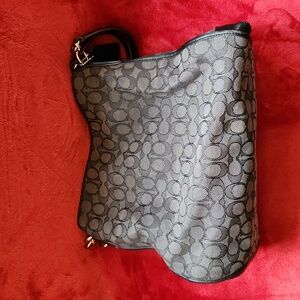 Black coach purse